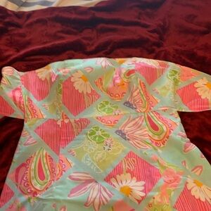 Lilly Pulitzer floral dress strapless